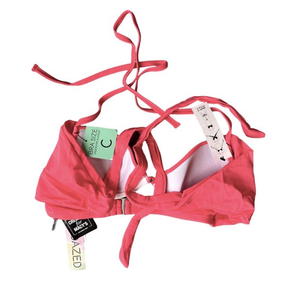 NWT SUNDAZED SIMONE BRA SIZED UNDERWIRE HALTER BIKINI TOP - Picture 3 of 3